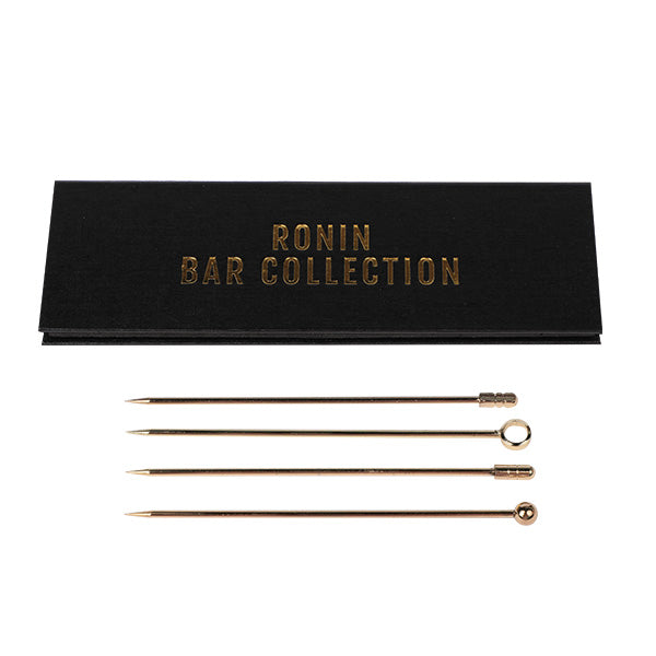 47 Ronin Cocktail Pick Set Gold for garnishing