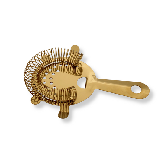 Verguld zeefje met 4 pootjes