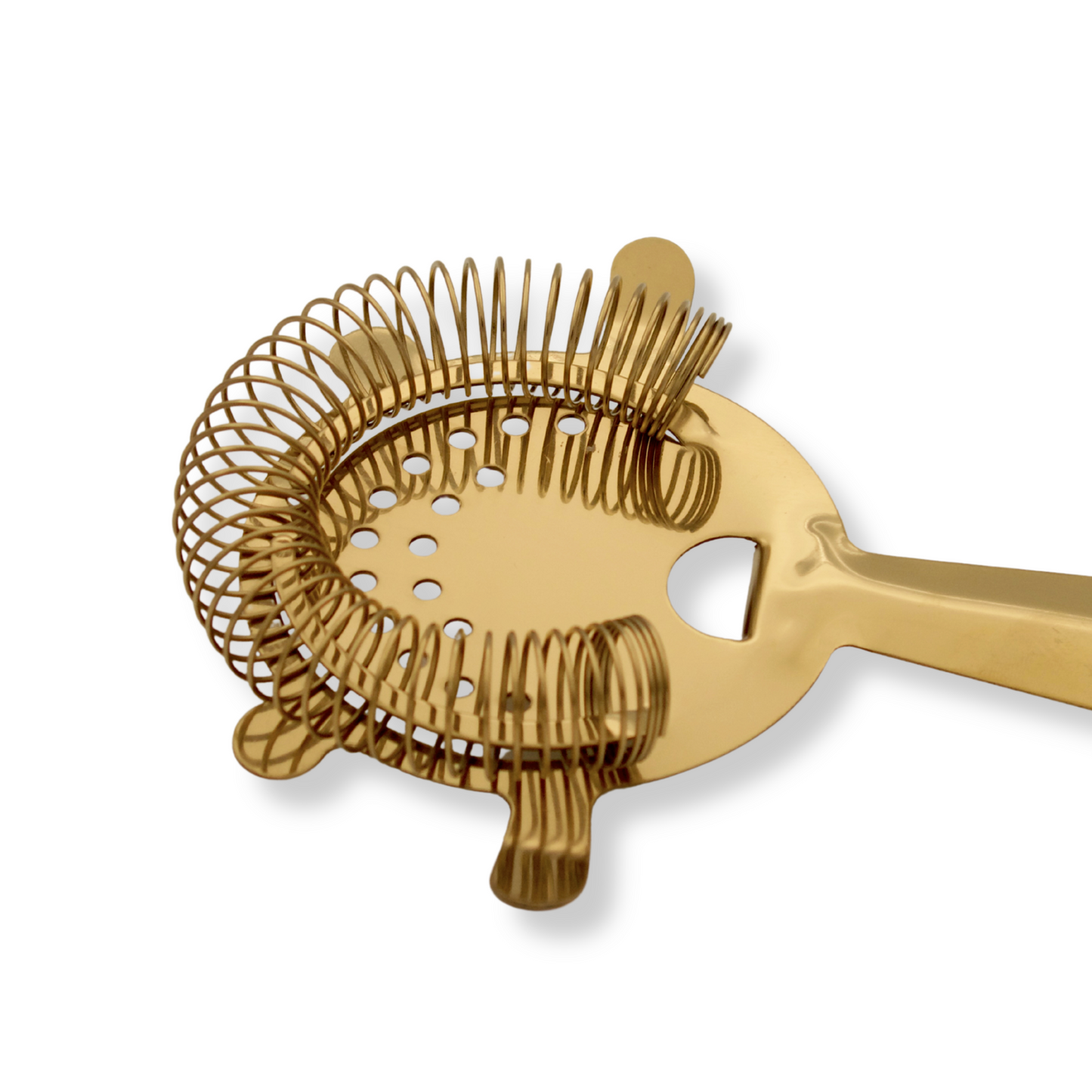 Verguld zeefje met 4 pootjes