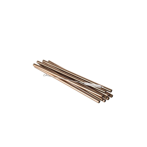 Metal Straw Copper 21.5 cm for tall drinks