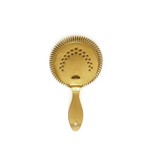 Bonzer Gold Julep Strainer for elegant and precise cocktail straining