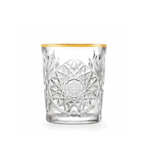 Onis Hobstar D.O.F. Golden Rim glass for whiskey