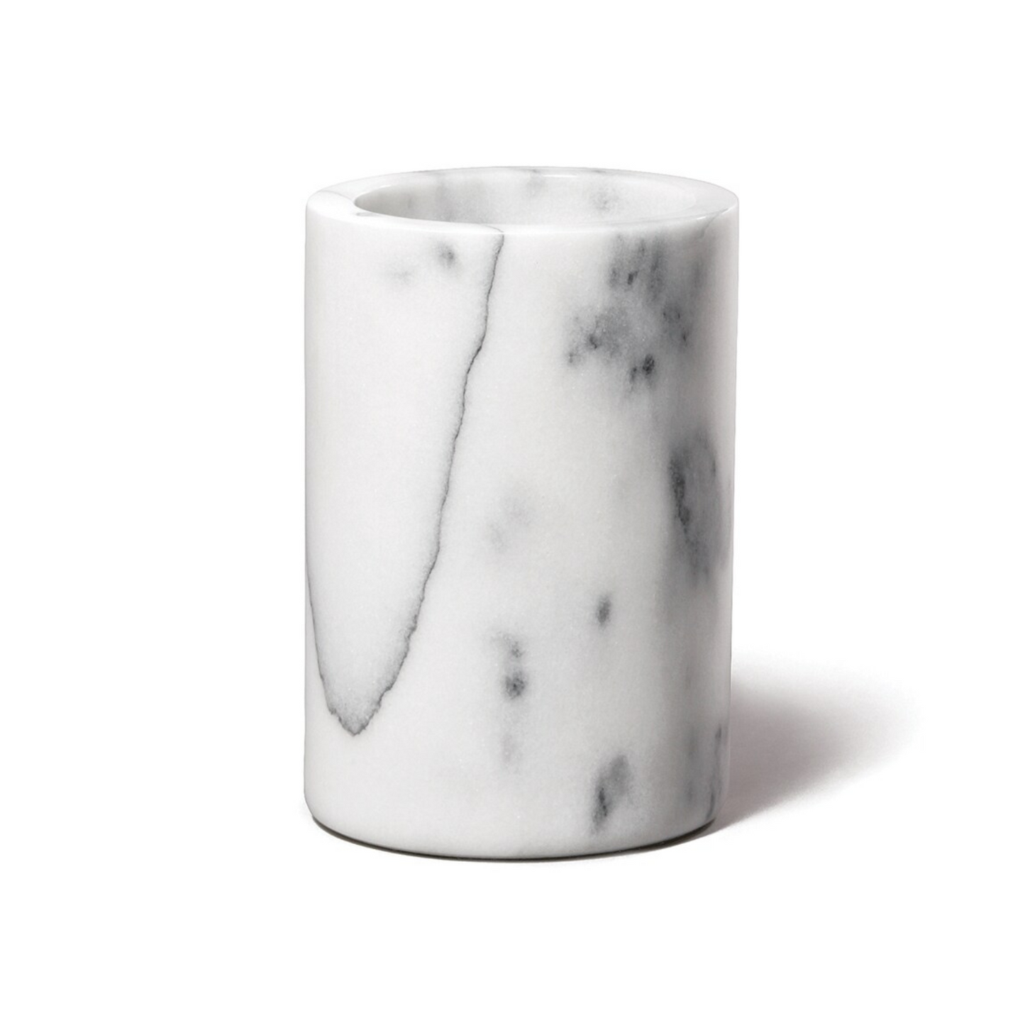 White marble wine server for stylish wine presentation