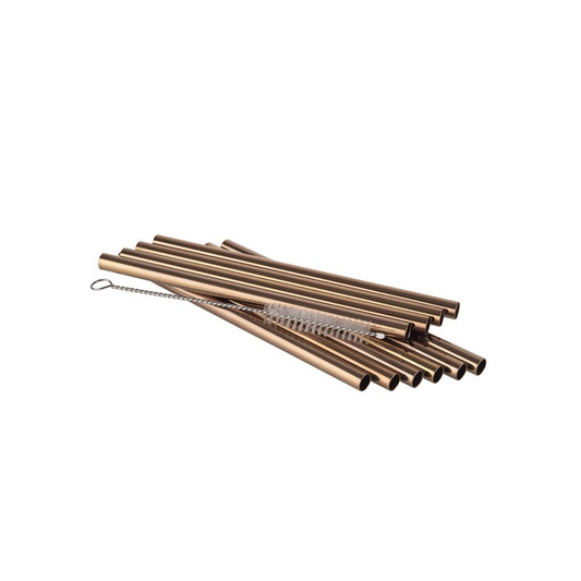 Metal Straw Copper 15 cm for eco-friendly sipping