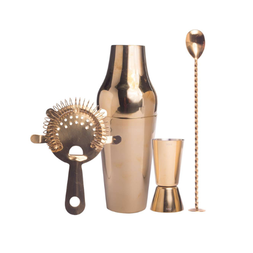 Ronin Bar Collection Gold Craft Line Set for cocktail enthusiasts