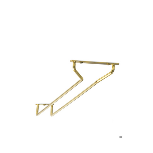 Brass Wine Glass Rack for Storing and Displaying Glasses