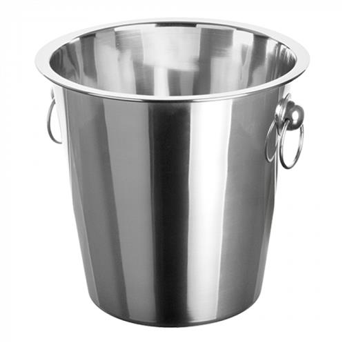 RVS Wijnkoeler met Ringoren - Roestvrij Stalen Flessenkoeler