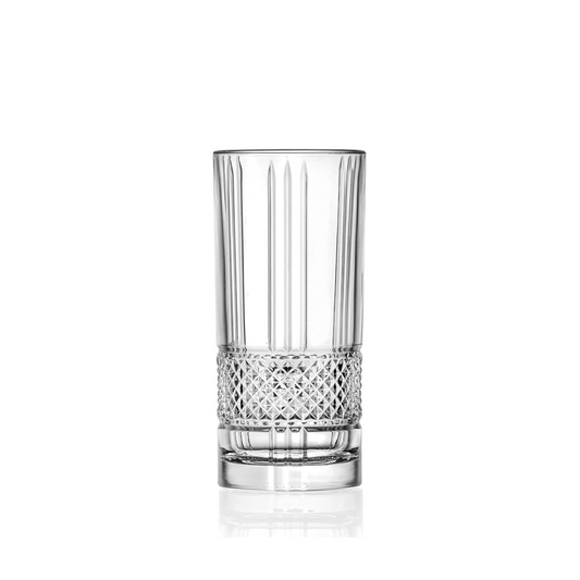 Elegant Brillante Longdrink Glass – Premium Crystal Cut Design