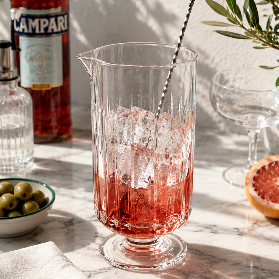 Flashback roerglas voor cocktails