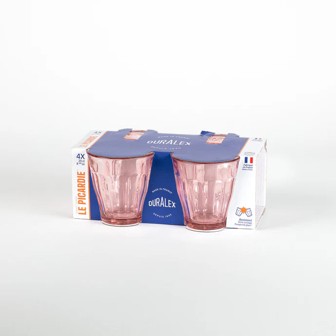 Duralex Picardie Rose 25 CL - Pink Tempered Glass Tumbler