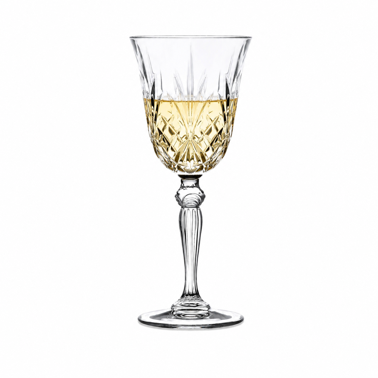 Melodia Wijnglas — Geslepen Kristallen Wijnglas RCR