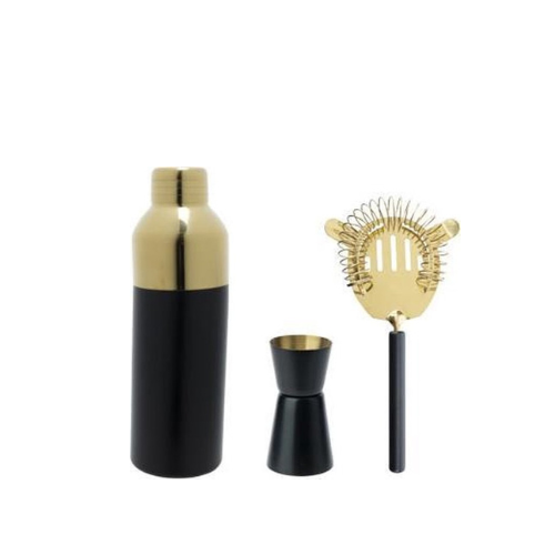 Cocktailset Shaker Set Black & Gold